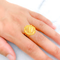 Exquisite Palatial 22k Gold Ring