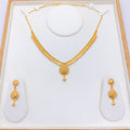 Lightweight Two-Tone Necklace Set