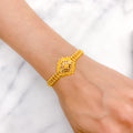 Refined Traditional Gold Bracelet