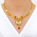 Exclusive White Meenakari 22k Gold Set