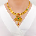 Royal Antique Kundan 22k Gold Flower Set