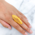 Magnificent Shimmering 22k Gold Ring
