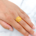 Beautiful Square 22k Gold Ring