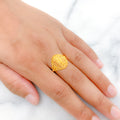 Stylish Glossy 22k Gold Ring