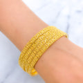 Elegant Decorative 22k Gold Bangles