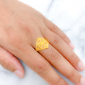 Delightful Reflective 22k Gold Ring