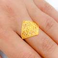 Delightful Reflective 22k Gold Ring