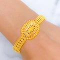 Modest Floral 22k Gold Bracelet