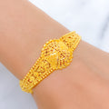 Beautiful Ornate 22k Gold Beaded Bracelet