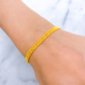 Modest Lightweight 22k Gold Bracelet