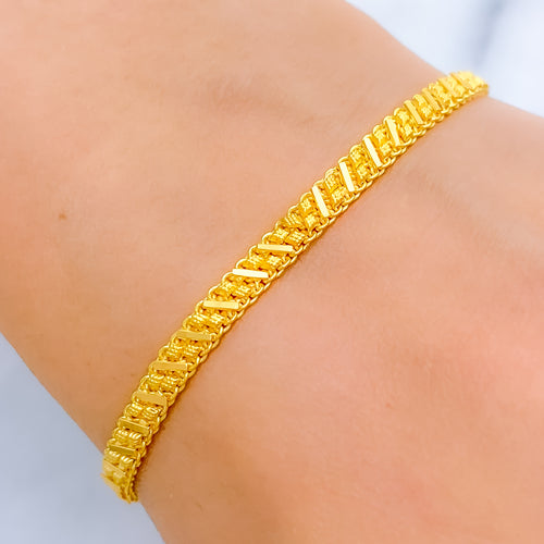 Slender Everyday 22k Gold Bracelet