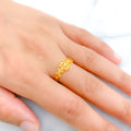 Lovely Dainty Marquise 22k Gold Ring