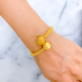 Exclusive Rose 22k Gold Bangle Bracelet
