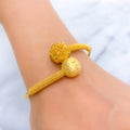 Exclusive Rose 22k Gold Bangle Bracelet