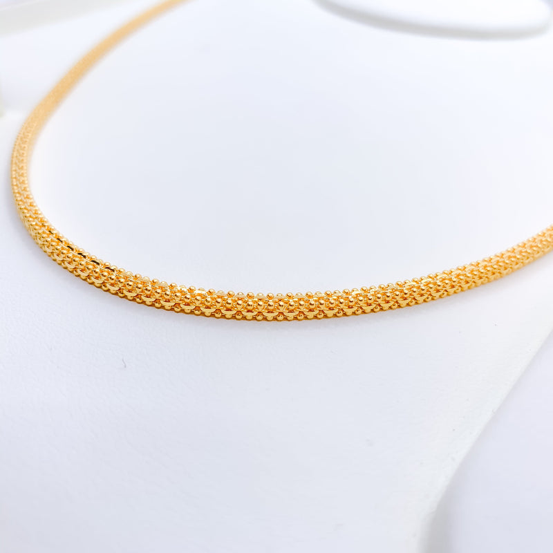 Charming Beaded Accent Chain - 18"