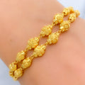 Beautiful Dotted Orb 22k Gold Bracelet