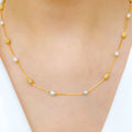Classic Pearl & CZ Necklace
