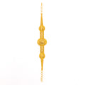 Shimmering Oval 22k Gold Bracelet