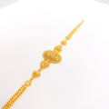 Trendy Heart Link 22k Gold Bracelet