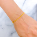 Dazzling Rope 22k Gold Bracelet