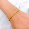 Dazzling Rope 22k Gold Bracelet