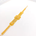 Extravagant Beaded 22k Gold Bracelet