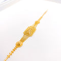 Dainty Five Chain 22k Gold Bracelet