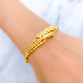 Versatile Contemporary 22k Gold Bangle Bracelet