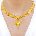 Ornate Two-Tone Necklace Set