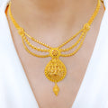 Lara-Accented Traditional Necklace Set