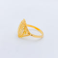 Stylish Glossy 22k Gold Ring