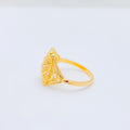 Jazzy Geometric Gold Ring