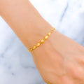 Stunning Dotted 22k Gold Orb Bracelet