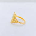 Delightful Reflective Gold Ring