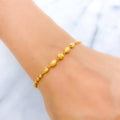 Stunning Dotted 22k Gold Orb Bracelet