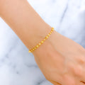 Sleek Dainty 22k Gold Bracelet