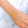 Distinct 22k Gold Orb Bracelet