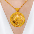 Swirly Round Chakra Pendant