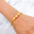 Modest Rose Gold 22k Gold Bangle Bracelet