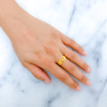 Smooth Finish Heart 22k Gold Ring