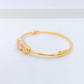Modest Rose Gold 22k Gold Bangle Bracelet