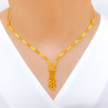 Fancy Multi-Tassel 22k Gold Drop Set