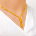 Fancy Multi-Tassel 22k Gold Drop Set