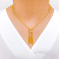 Upscale Interlinked 22k Gold Multi-Bead Set