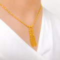 Upscale Interlinked 22k Gold Multi-Bead Set