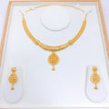 Stately Two-Tone Necklace Set