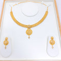 Ornate Two-Tone Necklace Set