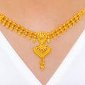 Exclusive Multi Bead 22k Gold Necklace Set