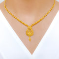 Elegant Chand Drop 22k Gold Necklace