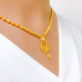 Elegant Chand Drop 22k Gold Necklace